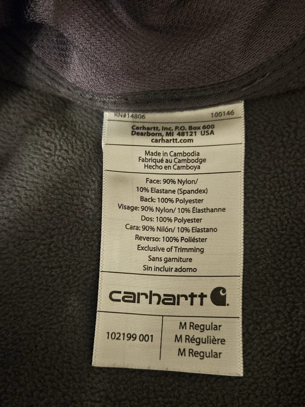 Carhartt men black